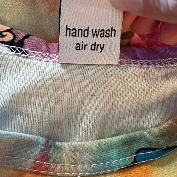 Wild Rich Kids Paisley Dress Girls Size 11/12 tie dye mickey & friends sleeveles - Picture 11 of 11